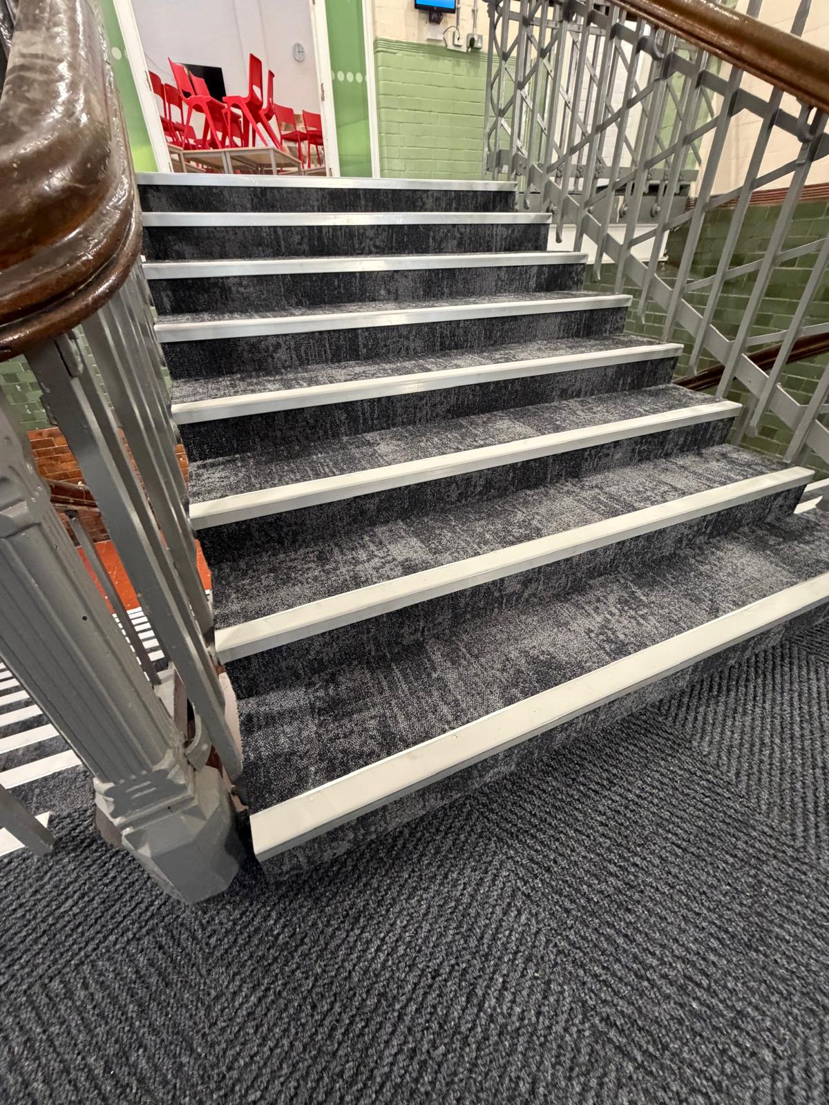 William Hulme Grammar School Flooring Installation 2